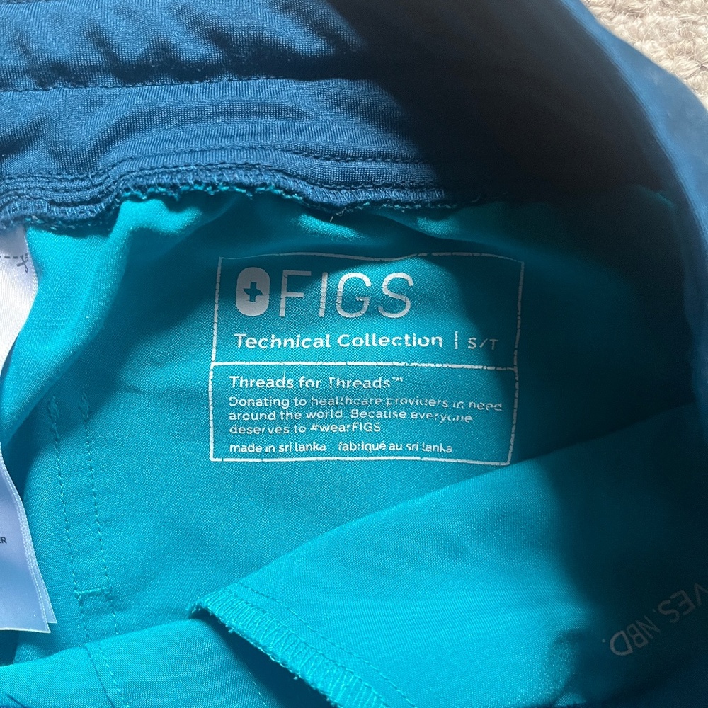 Figs Teal Joggers S - Picture 4 of 5